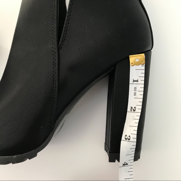 5⭐️ /HARLEY/ Black Block High Heel Booties - Picture 4 of 6